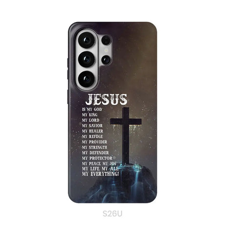 Jesus is my savior Jesus hands Christian phone case Samsung Galaxy S26 Ultra / Tough Case