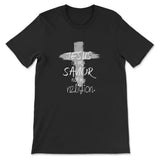 Jesus Is My Savior Not My Religion Cross Christian T-shirt Black / S