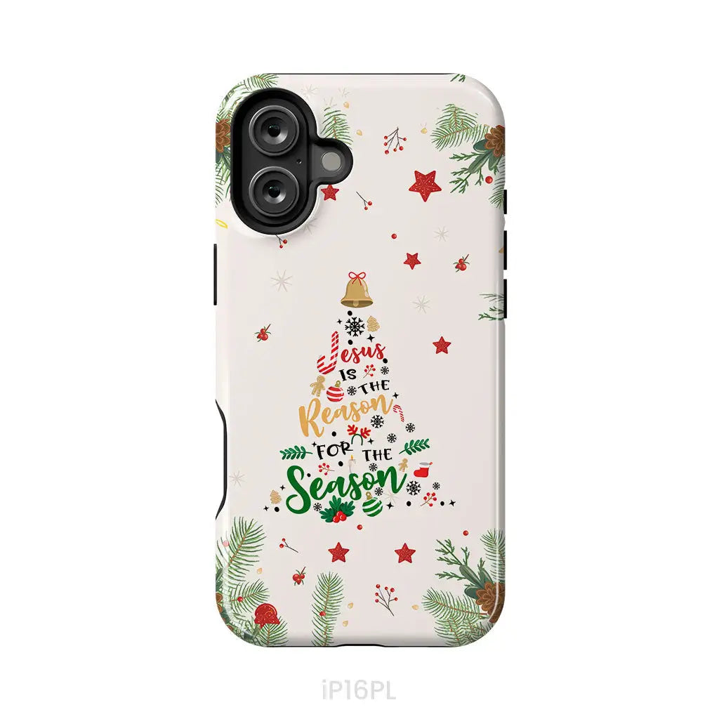 Jesus is the reason for the season phone case iPhone 16 Plus / Tough Case