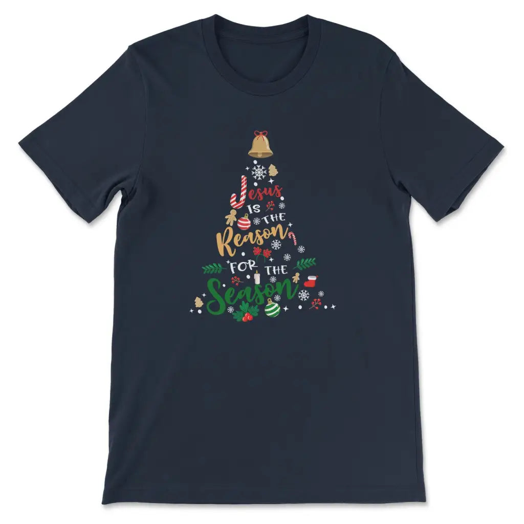 Jesus is the reason for the season t-shirt Navy / S