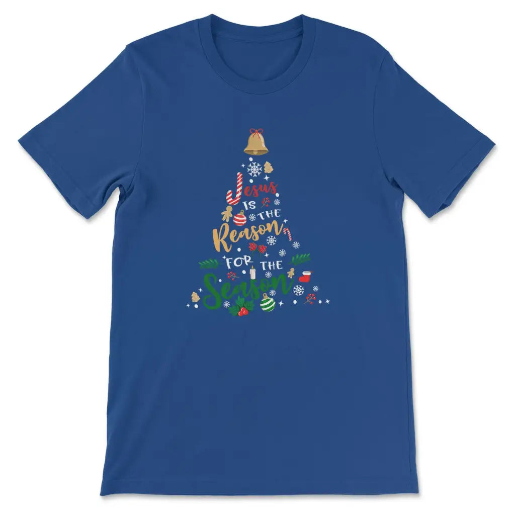 Jesus is the reason for the season t-shirt True Royal / S
