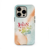 Jesus is the way truth and life John 14:6 phone case