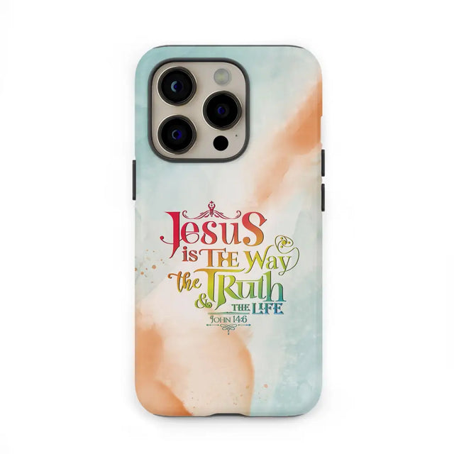 Jesus is the way truth and life John 14:6 phone case