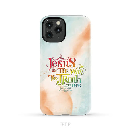 Jesus is the way the truth and the life John 14:6 phone case iPhone 11 Pro / Tough Case