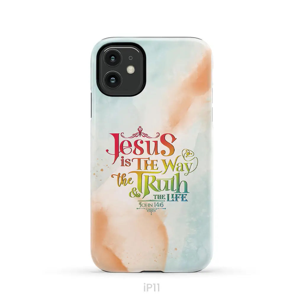 Jesus is the way the truth and the life John 14:6 phone case iPhone 11 / Tough Case