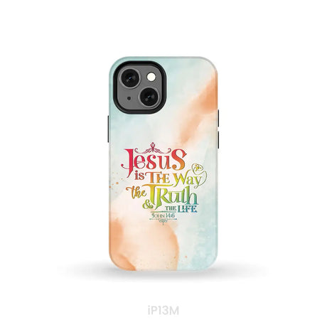 Jesus is the way the truth and the life John 14:6 phone case iPhone 13 Mini / Tough Case
