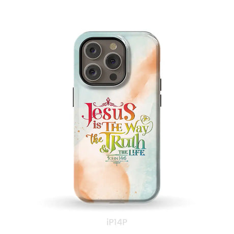 Jesus is the way the truth and the life John 14:6 phone case iPhone 14 Pro / Tough Case