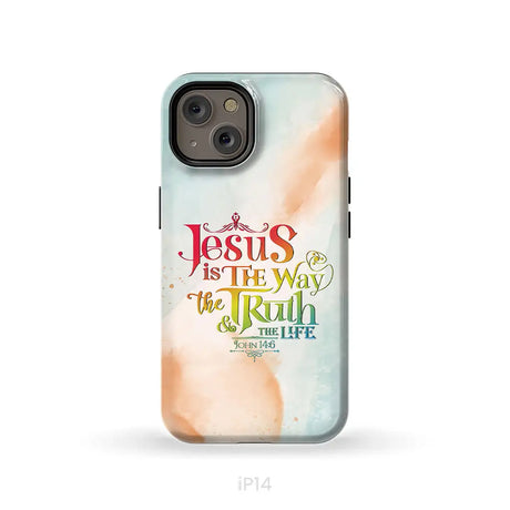 Jesus is the way the truth and the life John 14:6 phone case iPhone 14 / Tough Case
