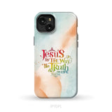 Jesus is the way the truth and the life John 14:6 phone case iPhone 15 Plus / Tough Case