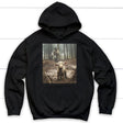 Jesus Lamb of God Running After Hoodie Black / S