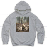 Jesus Lamb of God Running After Hoodie Sport Grey / S
