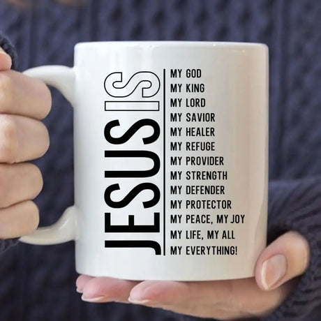 Jesus my Lord my God my all Christian coffee mug