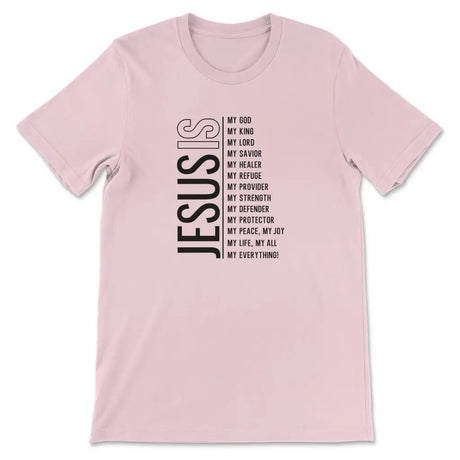 Jesus my Lord my God my all Christian t-shirt Jesus shirts Pink / S