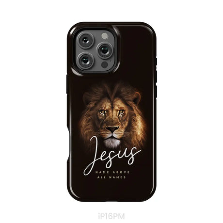 Jesus name above all names Christian phone case iPhone 16 Pro Max / Tough Case
