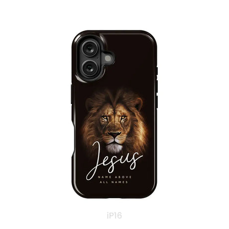 Jesus name above all names Christian phone case iPhone 16 / Tough Case
