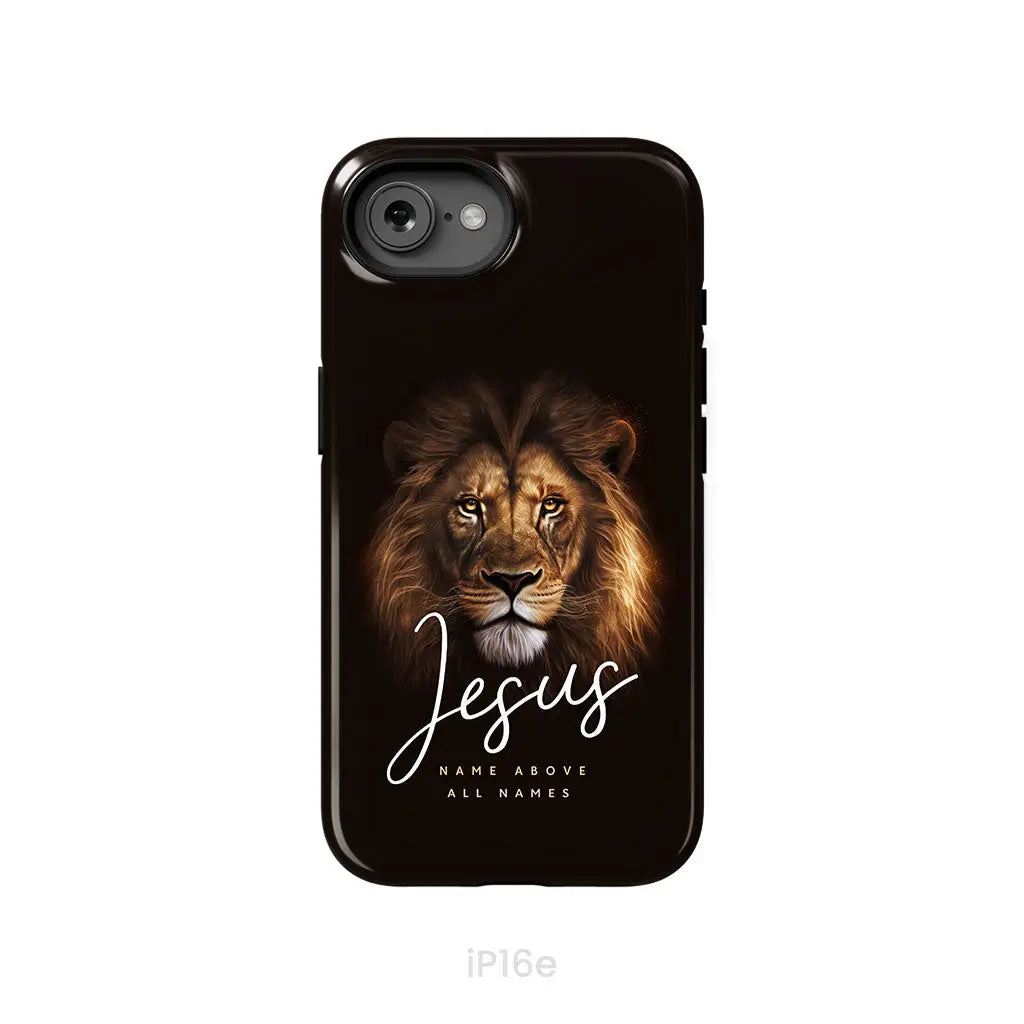 Jesus name above all names Christian phone case iPhone 16e / Tough Case