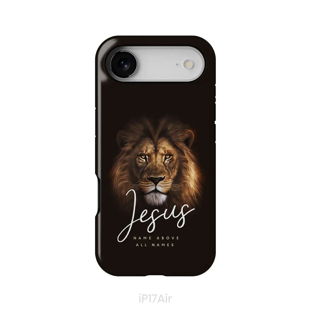 Jesus name above all names Christian phone case iPhone 17 Air / Tough Case