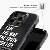 Jesus phone cases: I am the way truth and life John 14:6 Bible verse case