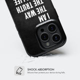 Jesus phone cases: I am the way truth and life John 14:6 Bible verse case