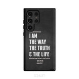 Jesus phone cases: I am the way truth and life John 14:6 Bible verse case Samsung Galaxy S24 Ultra / Tough