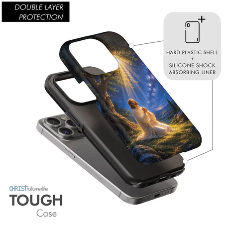 Jesus Praying At Gethsemane Matthew 26:39 Christian Phone Case