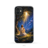 Jesus Praying At Gethsemane Matthew 26:39 Christian Phone Case iPhone 11 / Tough Case