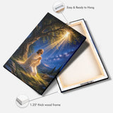 Jesus Praying At Gethsemane – Matthew 26:39 Christian Wall Art Canvas