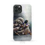 Jesus Protects The Lamb From Wolves Phone Case iPhone 11 Pro Max / Tough Case