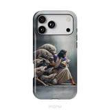 Jesus Protects The Lamb From Wolves Phone Case iPhone 18 Pro Max / Tough Case