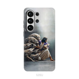 Jesus Protects The Lamb From Wolves Phone Case Samsung Galaxy S26 Ultra / Tough Case