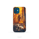 Jesus Rescues Lamb in the Fire Phone Case iPhone 12 Mini / Tough