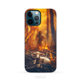 Jesus Rescues Lamb in the Fire Phone Case iPhone 12 Pro Max / Tough