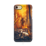 Jesus Rescues Lamb in the Fire Phone Case iPhone 7 / Tough