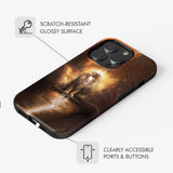 Jesus the lion lamb phone case