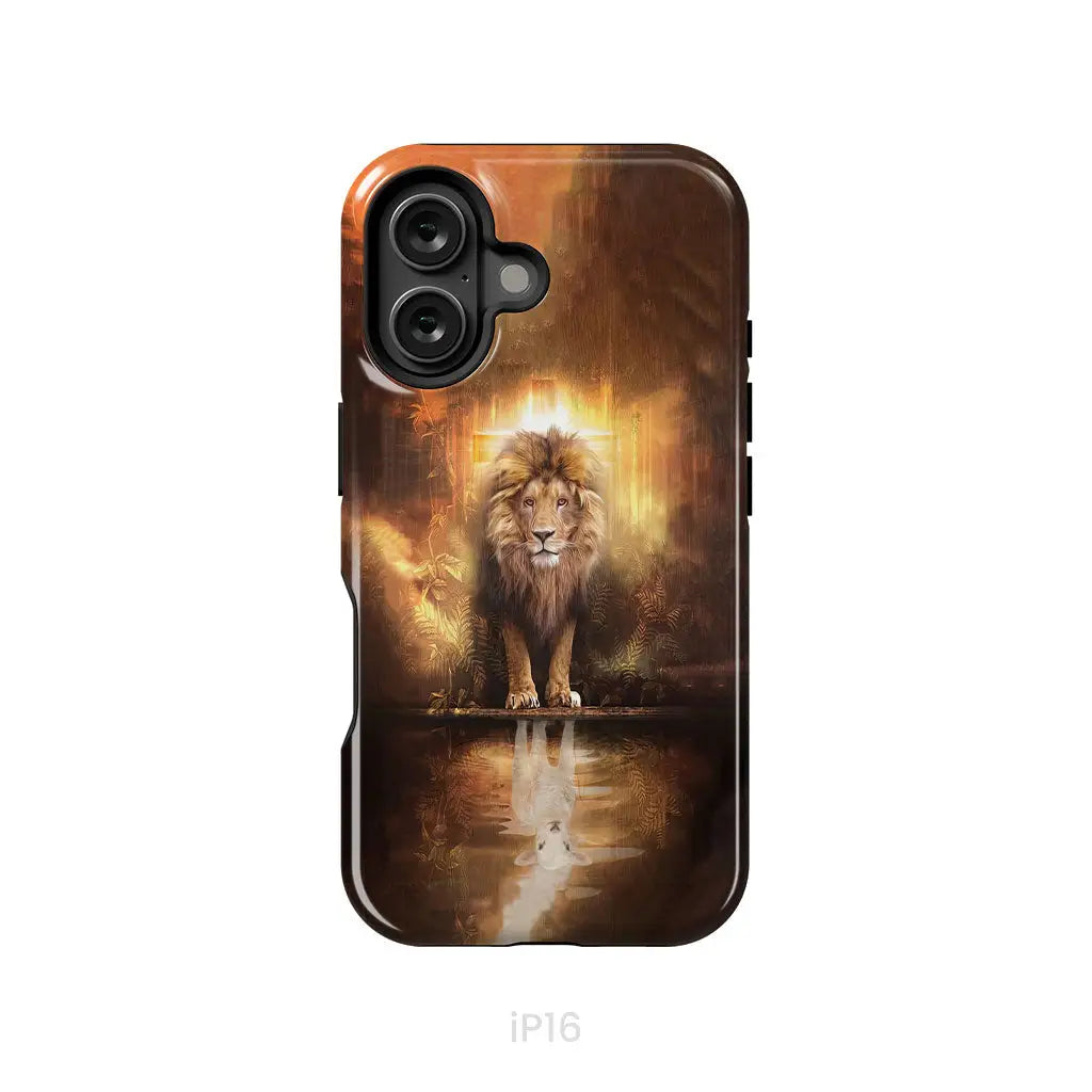 Jesus the lion the lamb phone case Lion and lamb phone case iPhone 16 / Tough Case