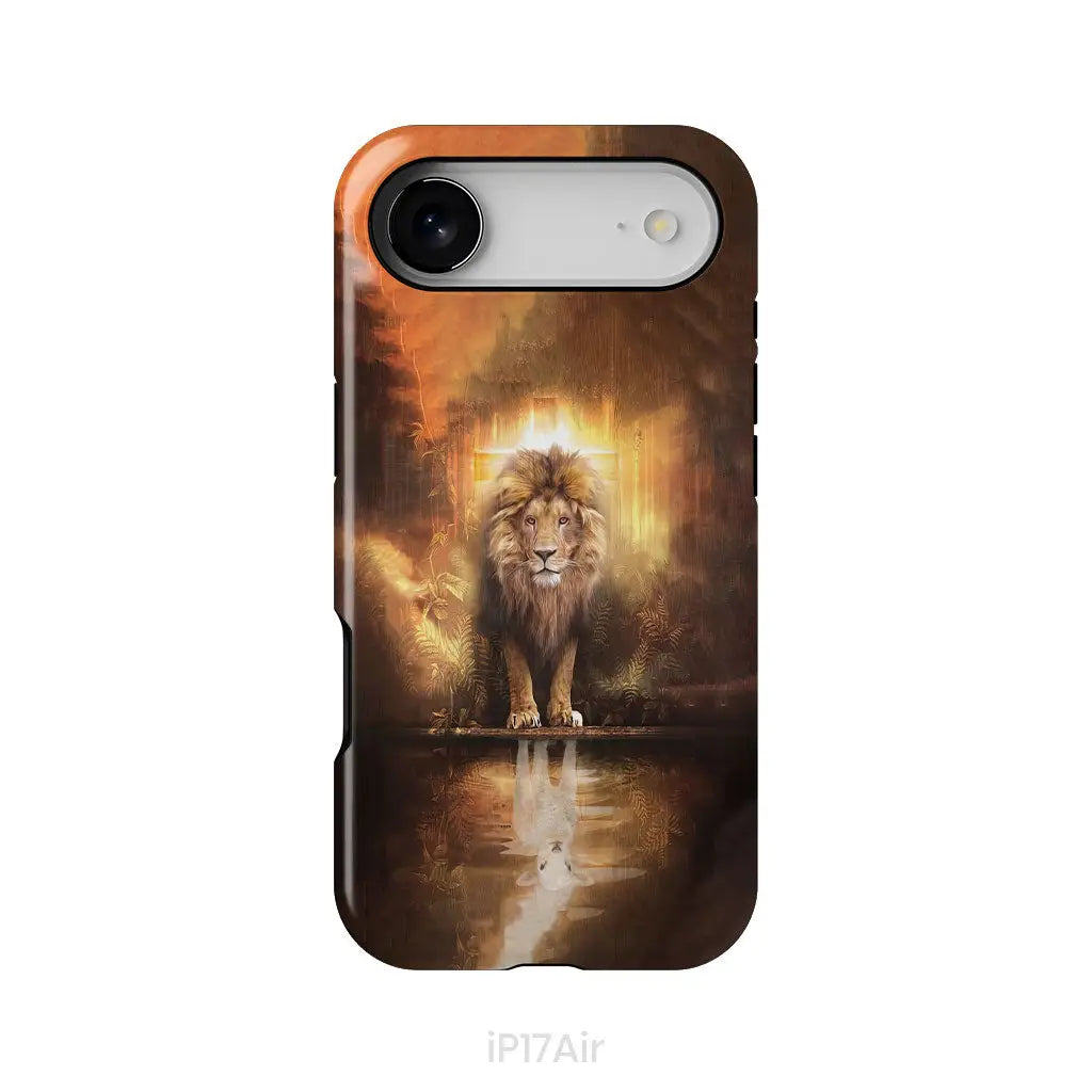 Jesus the lion the lamb phone case Lion and lamb phone case iPhone 17 Air / Tough Case