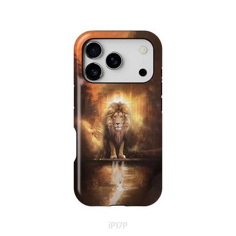 Jesus the lion the lamb phone case Lion and lamb phone case iPhone 17 Pro / Tough Case