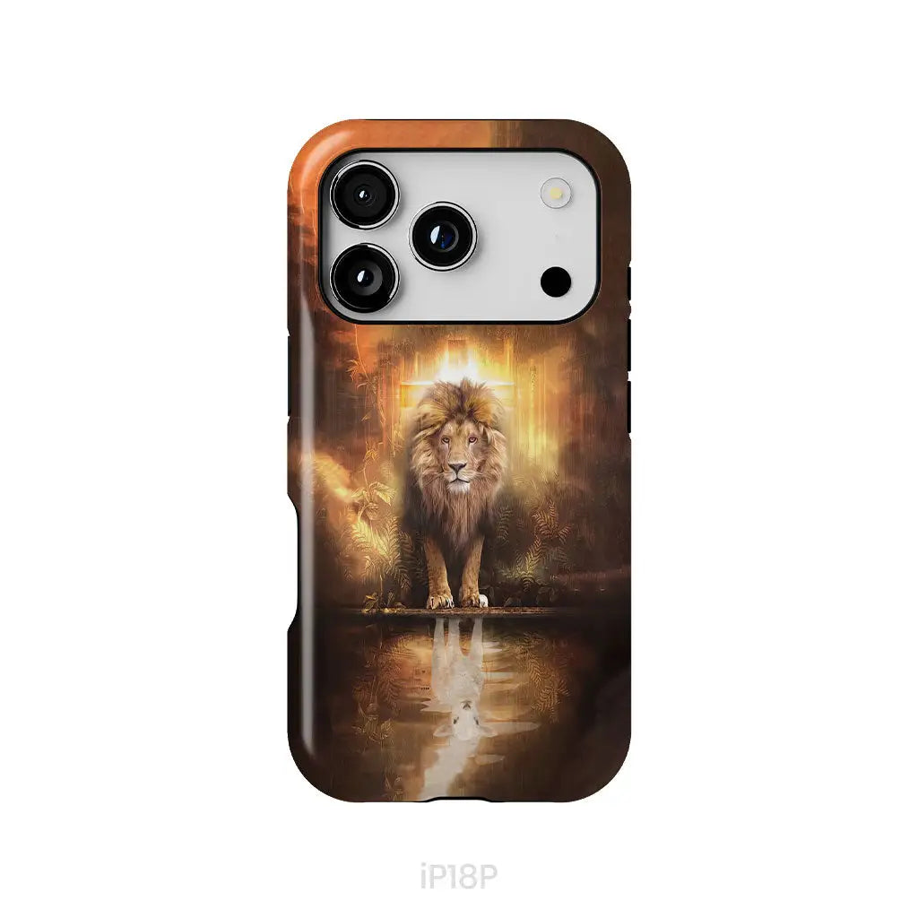 Jesus the lion the lamb phone case Lion and lamb phone case iPhone 18 Pro / Tough Case