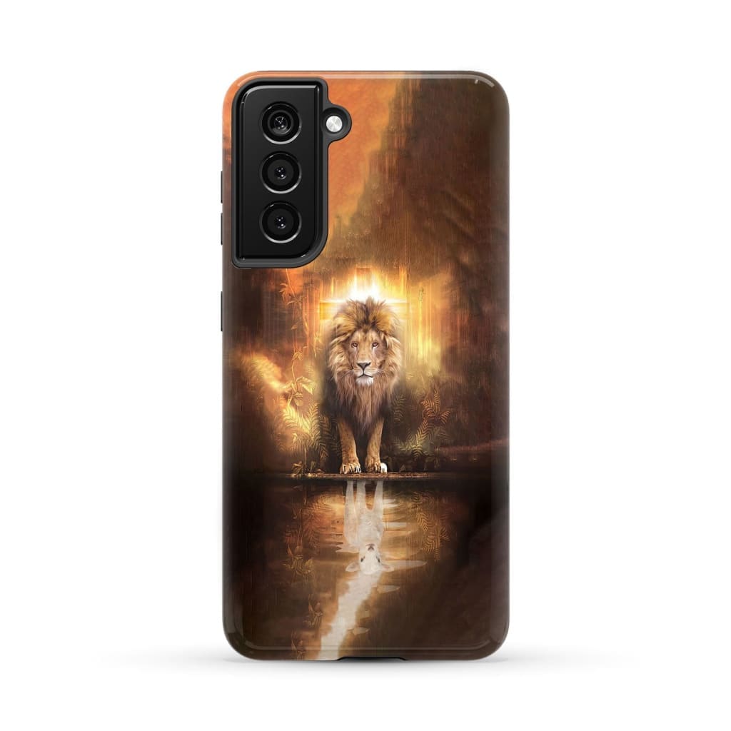 Jesus the lion lamb phone case and Samsung Galaxy S21 (Not for FE) / Tough