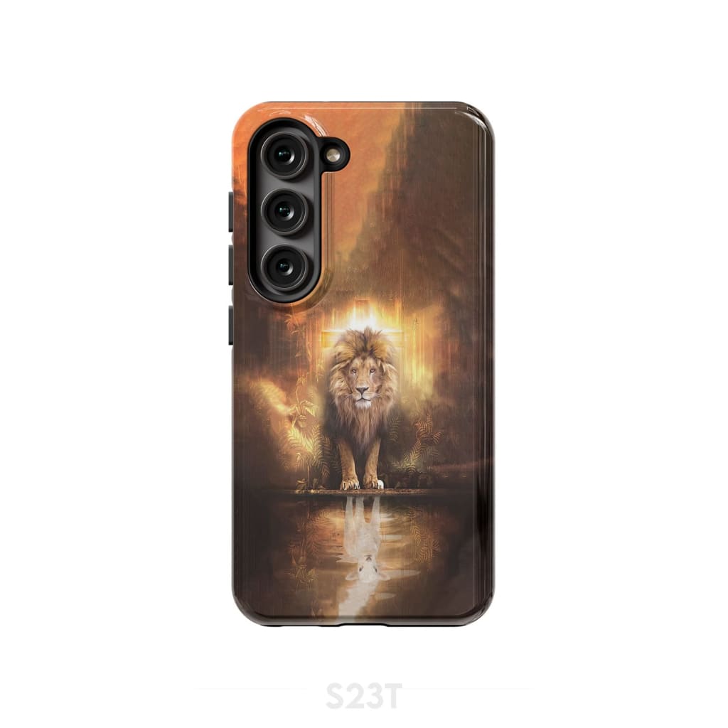 Jesus the lion lamb phone case and Samsung Galaxy S23 (Not for FE) / Tough