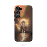 Jesus the lion lamb phone case and Samsung Galaxy S23 Plus / Tough