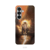 Jesus the lion the lamb phone case Lion and lamb phone case Samsung Galaxy S26 Plus / Tough Case