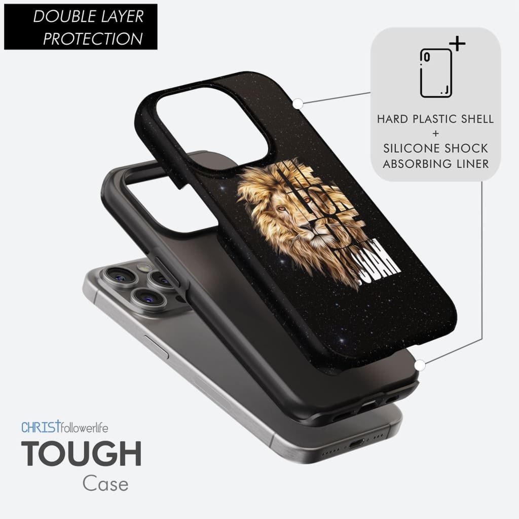 Jesus the Lion of Judah phone case - Christian cases