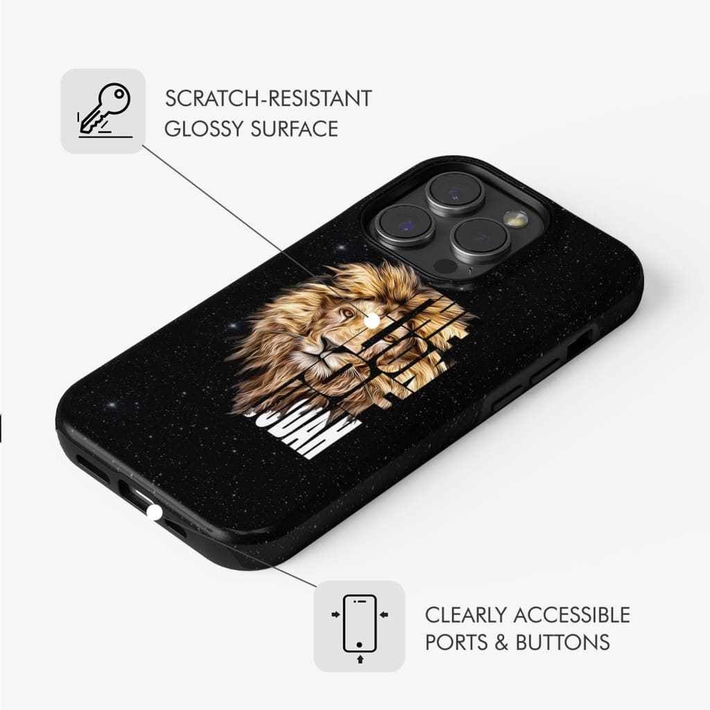 Jesus the Lion of Judah phone case - Christian cases