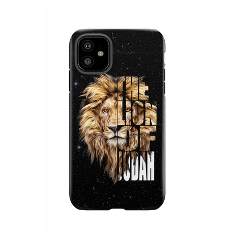 Jesus the Lion of Judah phone case - Christian cases iPhone 11 / Tough