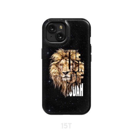 Jesus the Lion of Judah phone case - Christian cases iPhone 15 / Tough