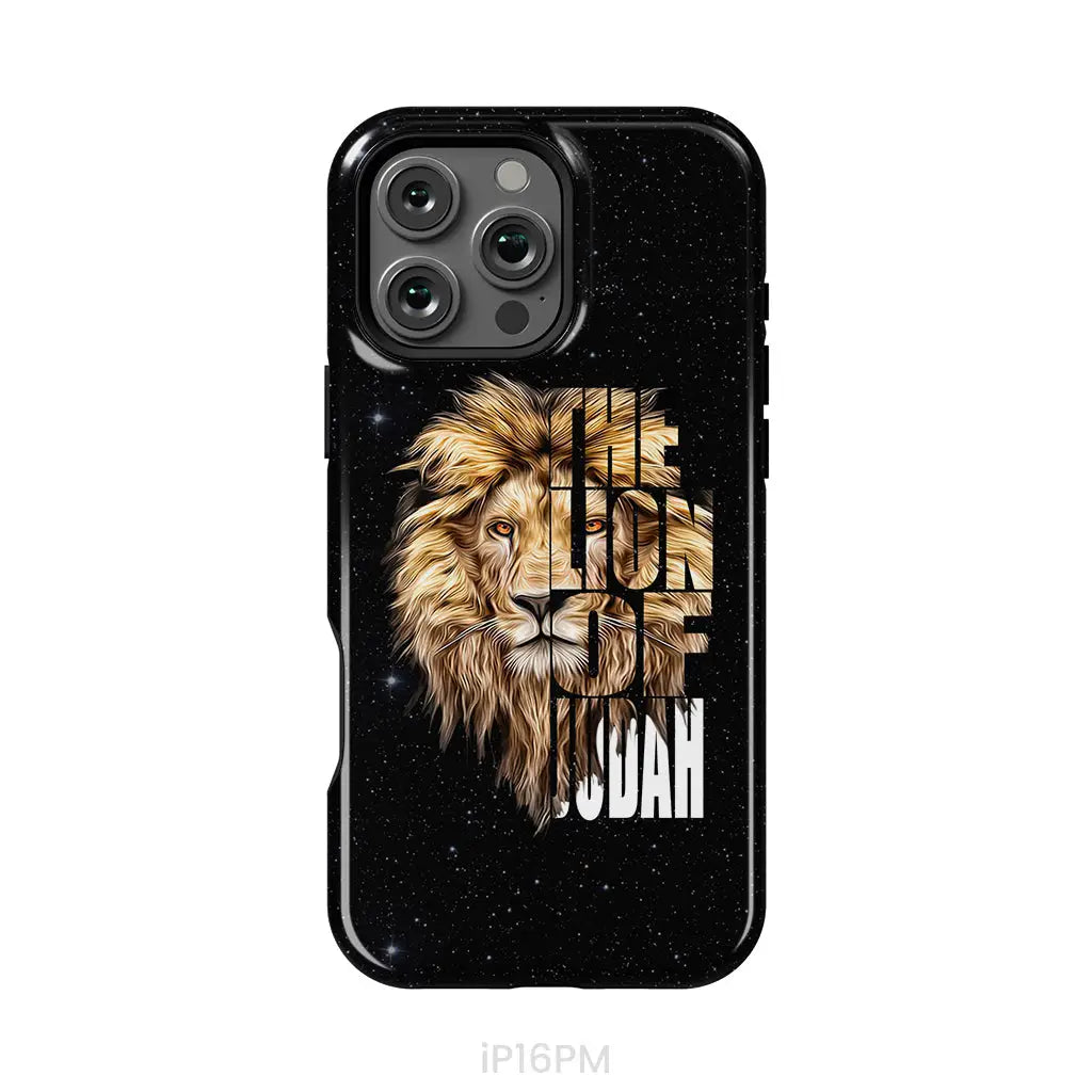 Jesus the Lion of Judah phone case - Christian phone cases iPhone 16 Pro Max / Tough Case