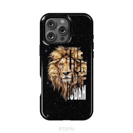 Jesus the Lion of Judah phone case - Christian phone cases iPhone 16 Pro Max / Tough Case