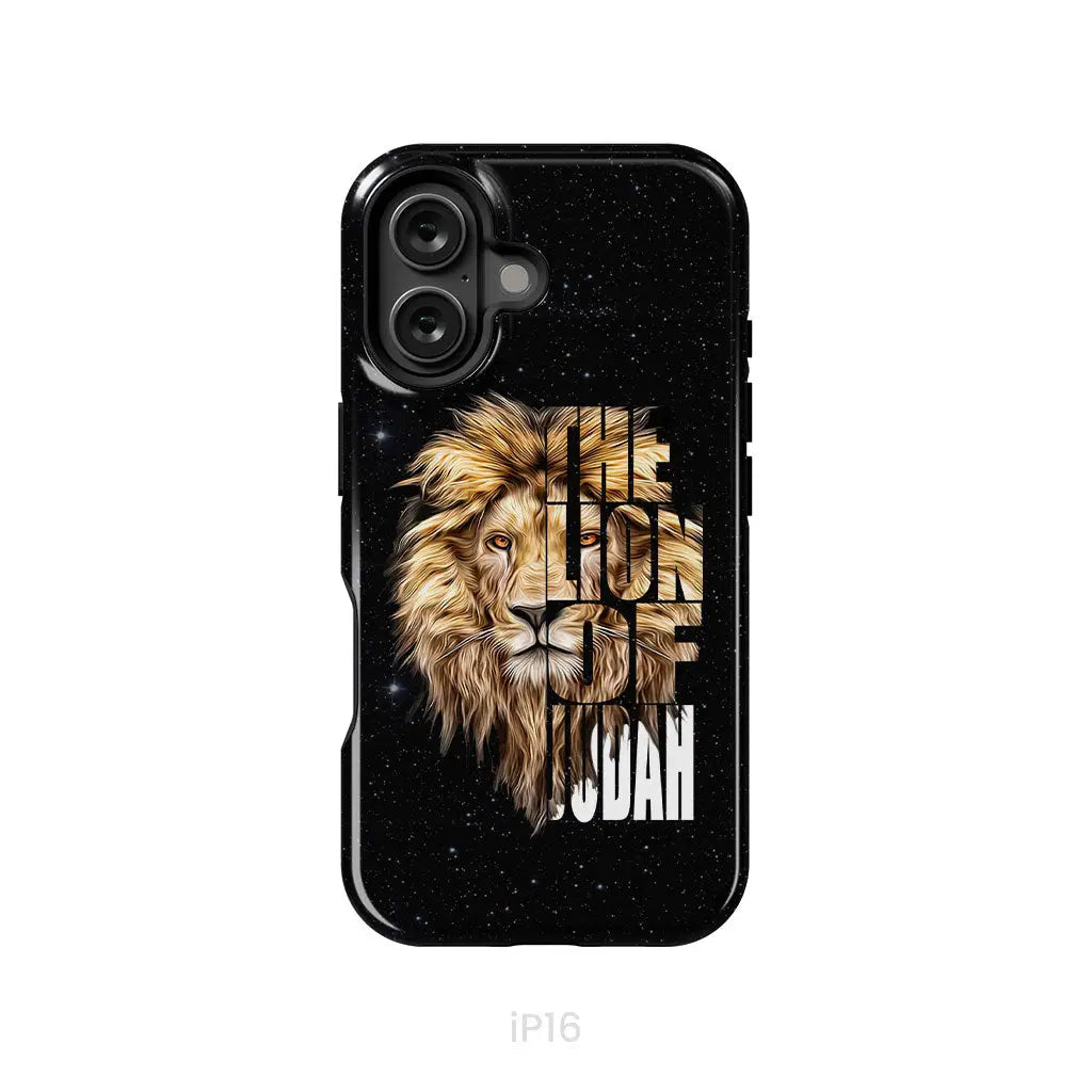 Jesus the Lion of Judah phone case - Christian phone cases iPhone 16 / Tough Case