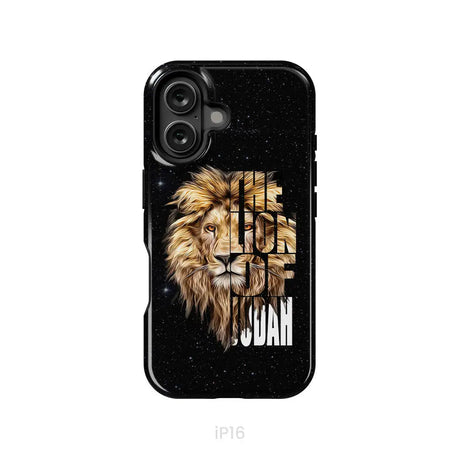 Jesus the Lion of Judah phone case - Christian phone cases iPhone 16 / Tough Case